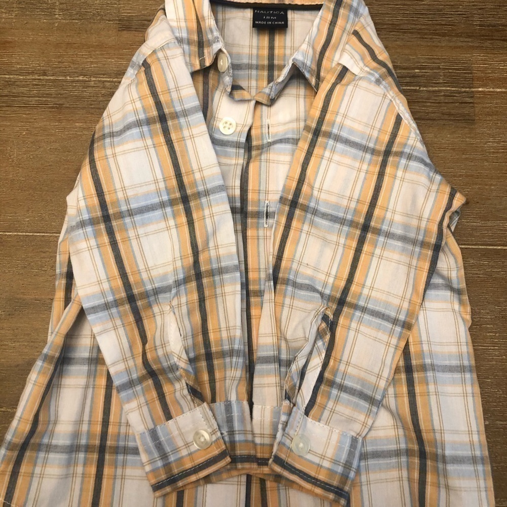 Nautica toddler button down shirt - Picture 5 of 6